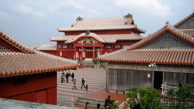 Okinawa in winter shuri castle