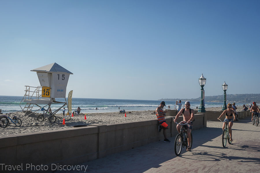 Mission Beach and Belmont Park in San Diego