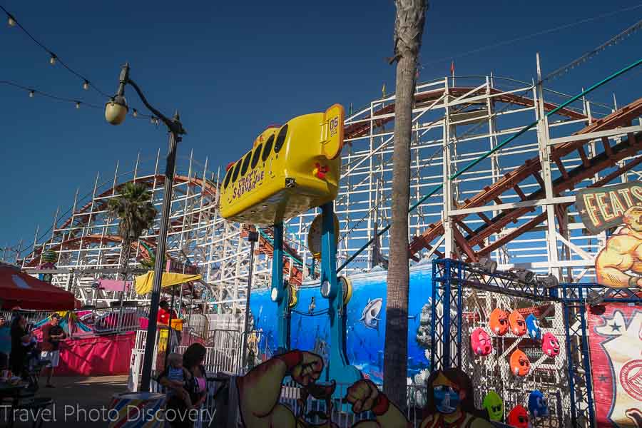 Mission Beach and Belmont Park in San Diego