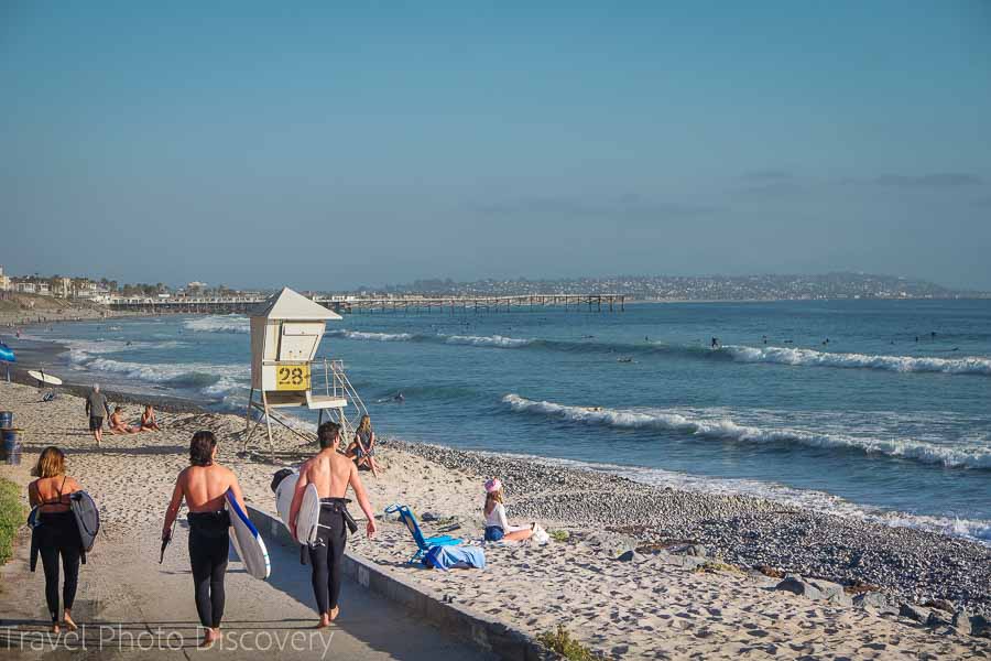 Surfing around La Jolla beaches and adventure activities