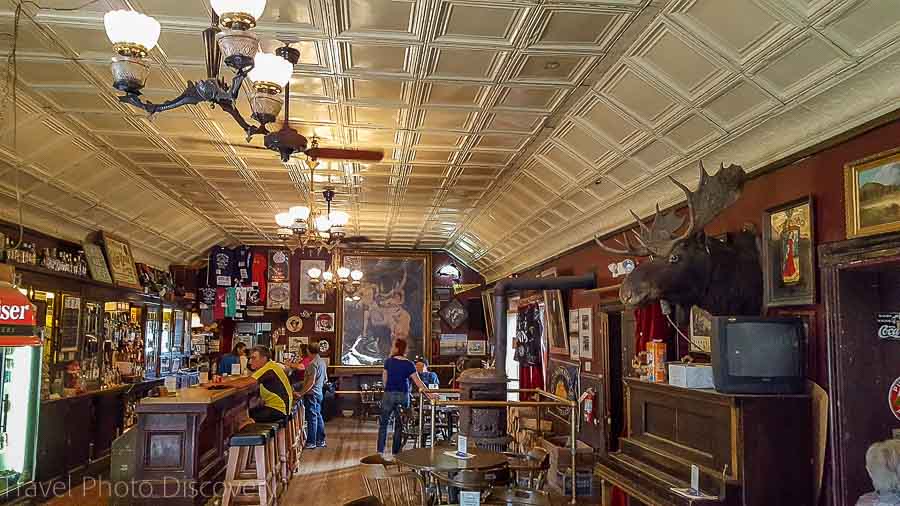 An old time bar in The Virginia City Montana