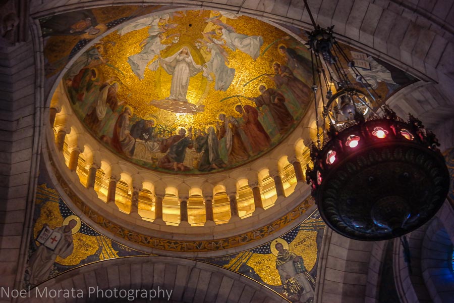 Interior of Sacre Coeur basilica