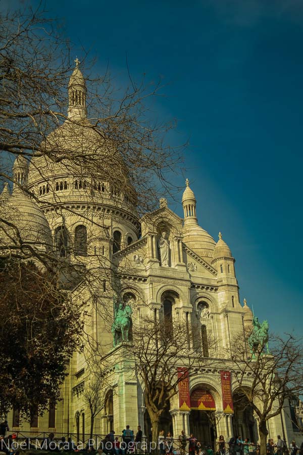The exterior of Sacre Coeur