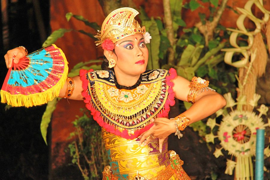 legong dance in Ubud
