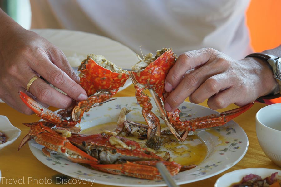 Seafood specialties on Mactan waterfront restaurants