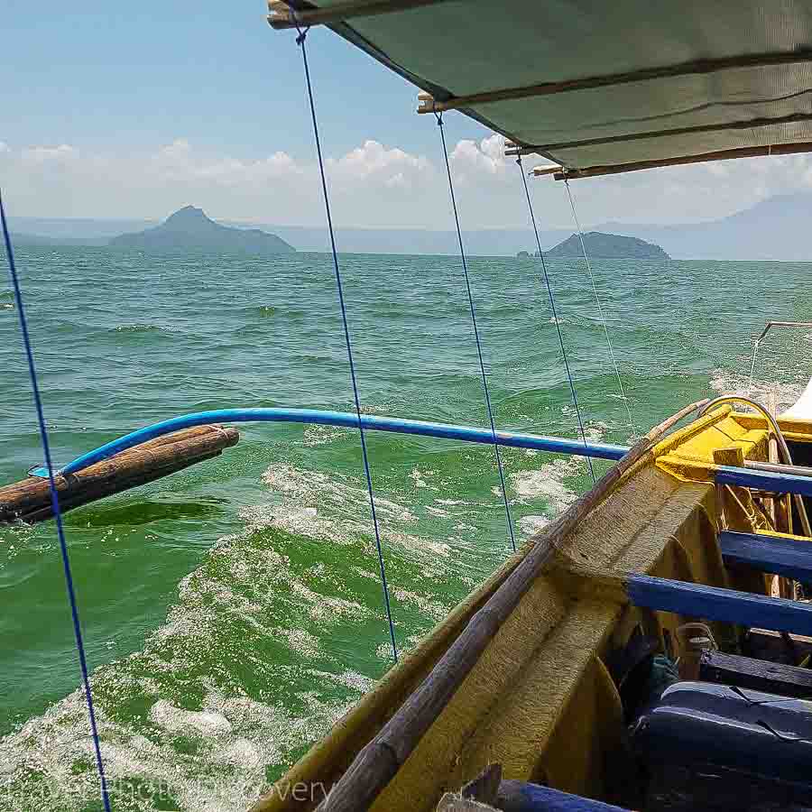 banca cruise along Mactan channel to local islands