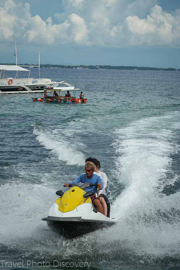 Jet skiing on Mactan island