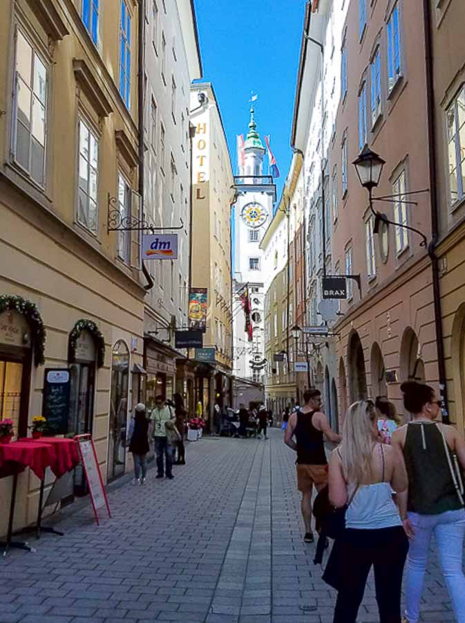 Exploring the streets of Salzburg