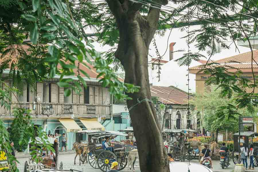 Plaza Burgos in Vigan City