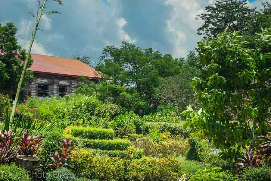Paoay church gardens Ilocos Norte