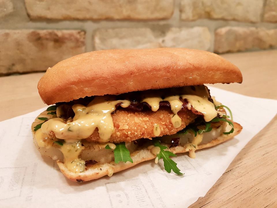 Budapest Deep Fried Cheese sandwich