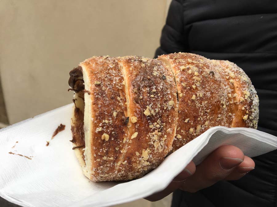 Chimney Cake street food from Budapest