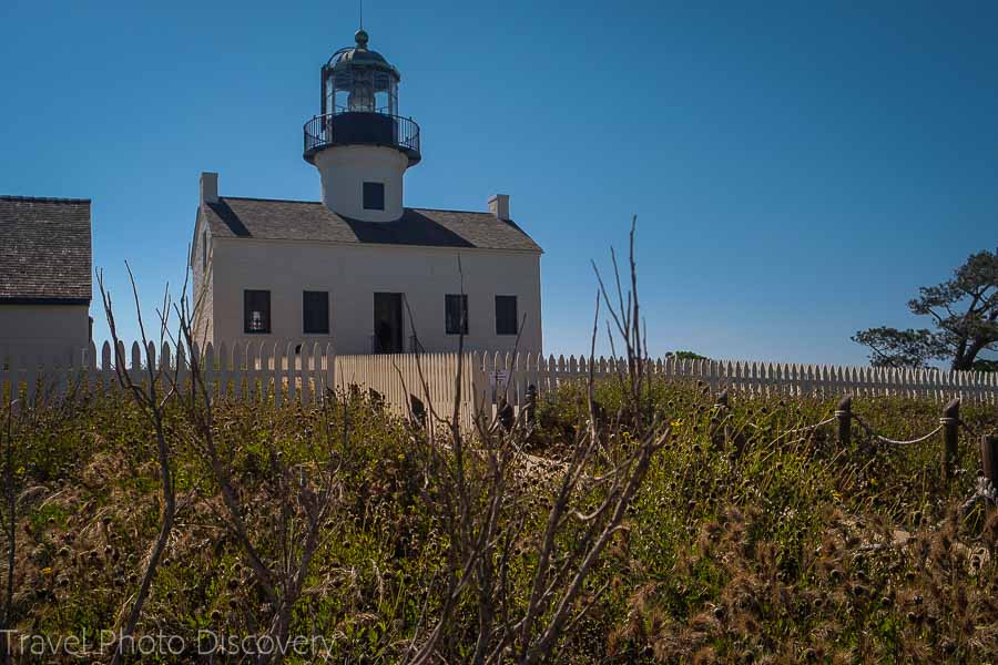 The lighthouse at Point Loma area