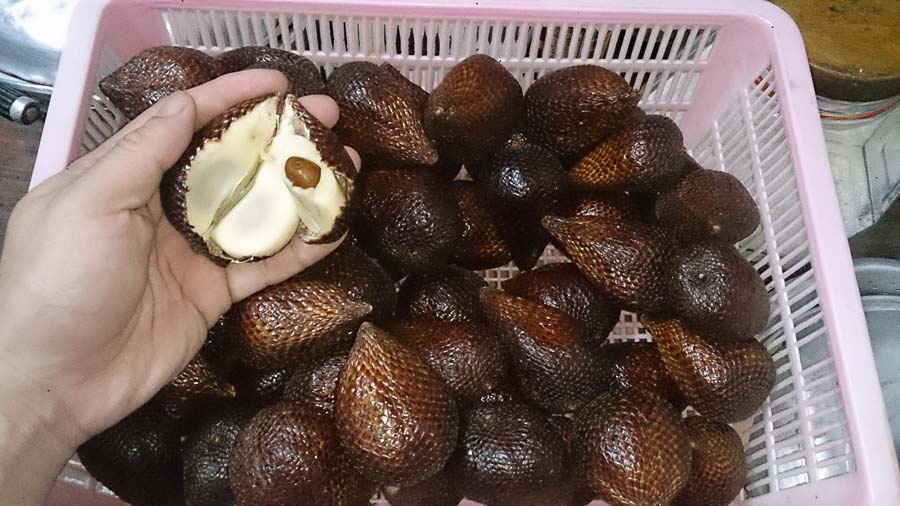 Snake fruit from Southeast Asia