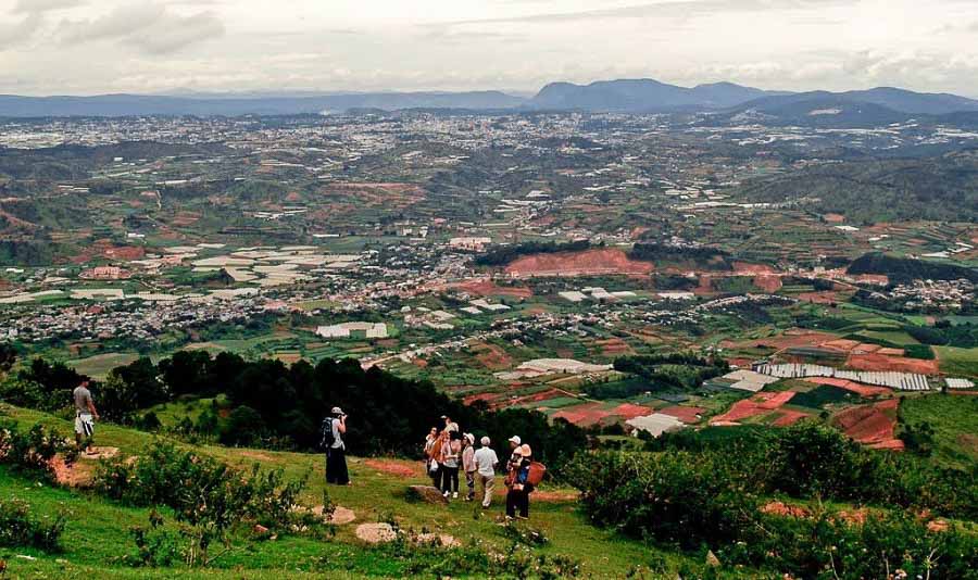 lang-biang hike in Vietnam