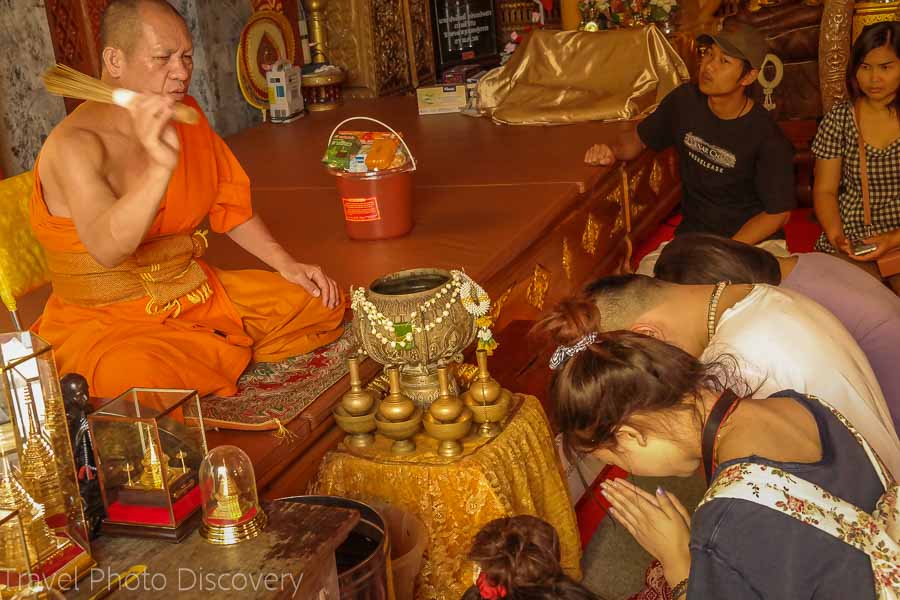 Chiang Mai monk blessing