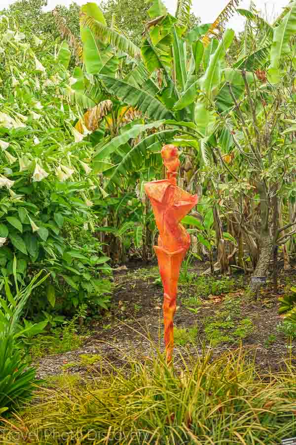 brilliant sculpture at San Diego Botanical Garden