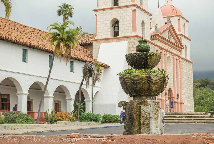 Santa Barbara mission front area