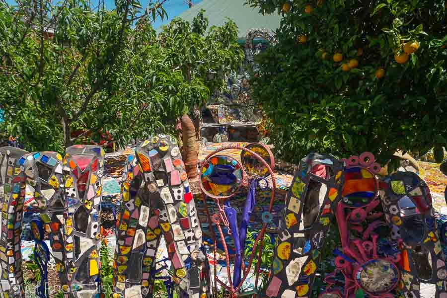 Venice Beach mosaic fence