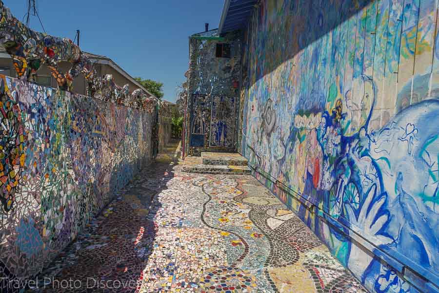 Venice beach quirky mosaic art