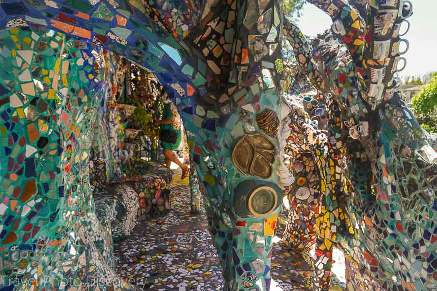 Venice beach quirky mosaic art