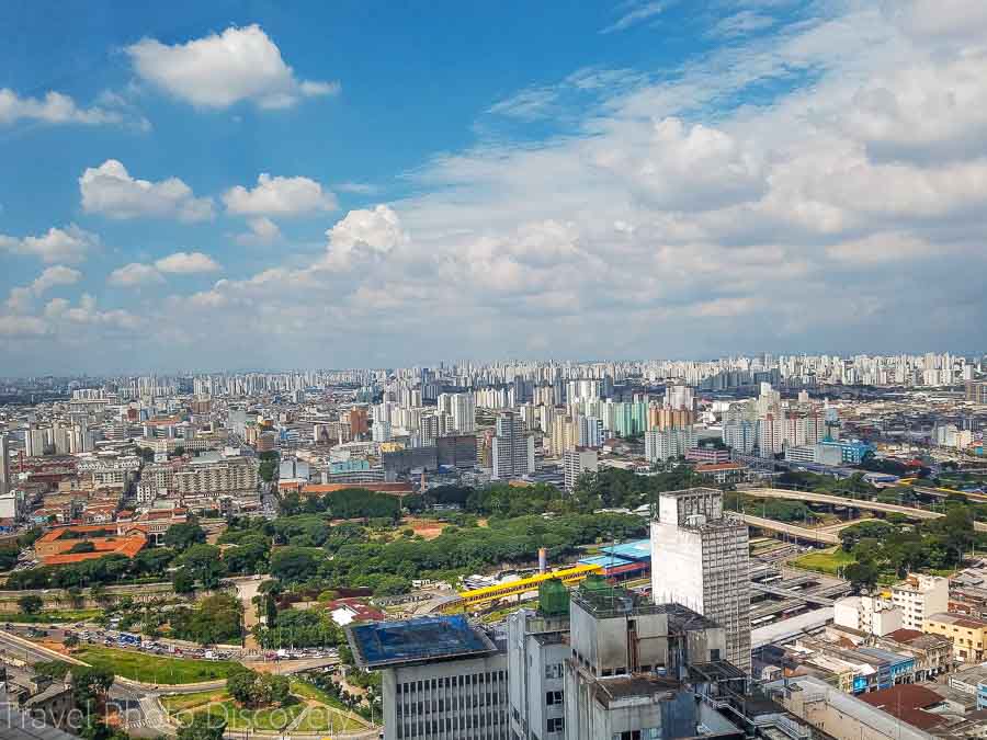 Sao Paulo views from Altino Arantes building
