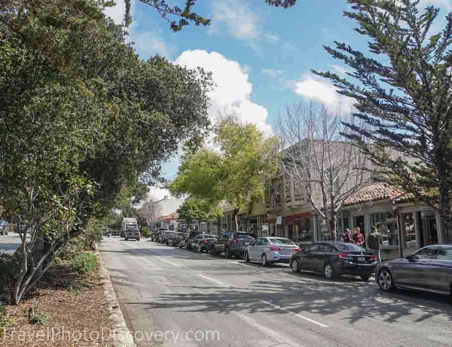 Carmel town at Ocean Avenue