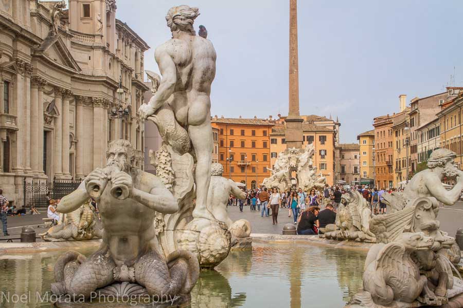 Hanging out at Piazza Navona for free