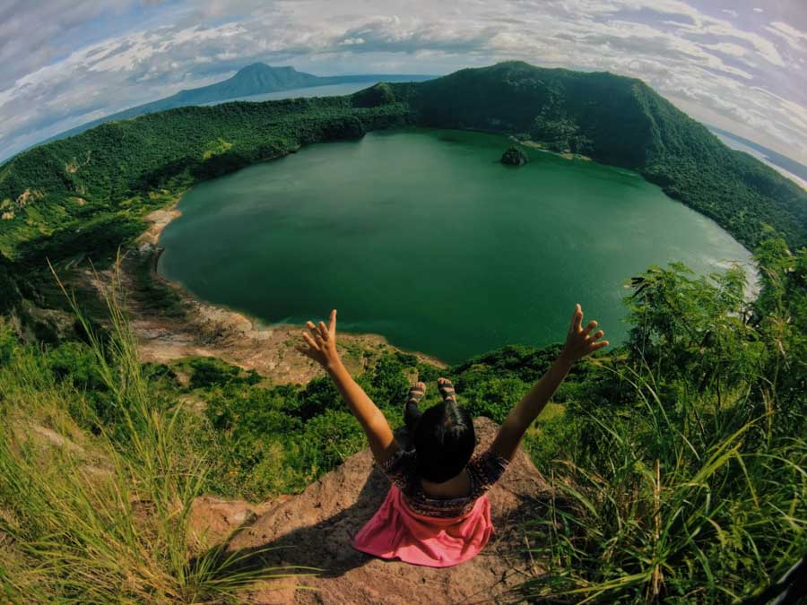 Climbing adventure at Taal Volcano Philippines