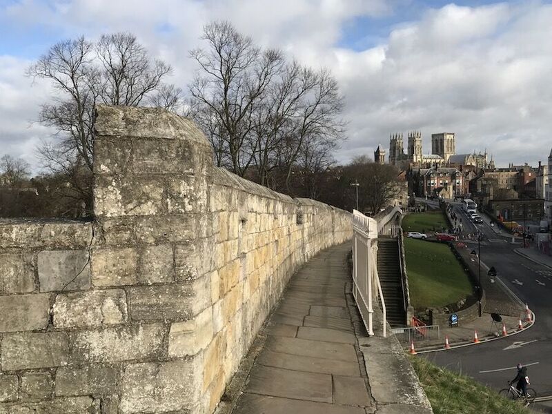 Walk city walls of York