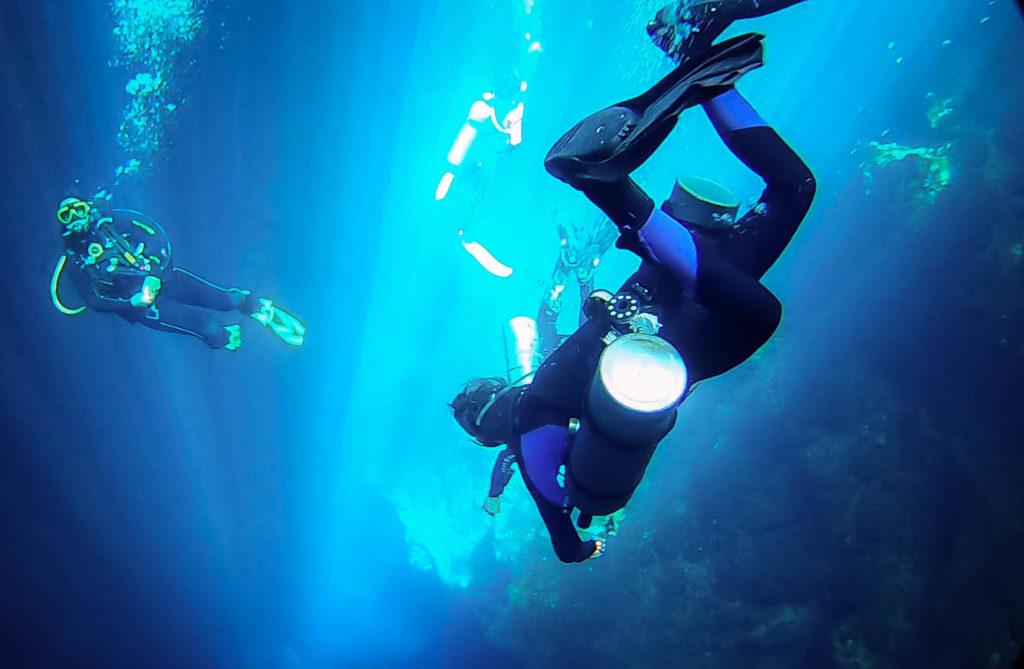 Cenote diving Riviera Maya