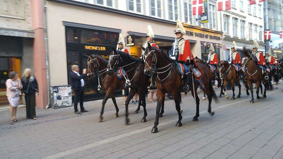 Changing of the guards in Copenhagen