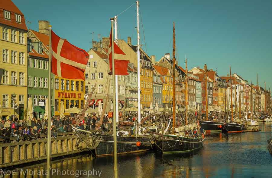 Hanging out in Nyhaven Copenhagen