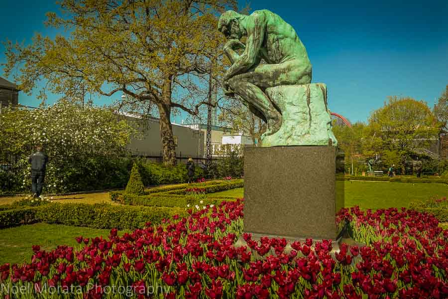 Gardens in spring time in Copenhagen