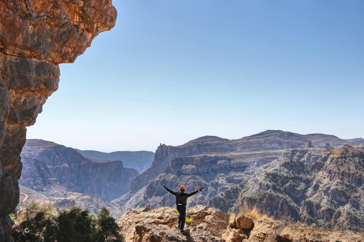 Oman abseiling