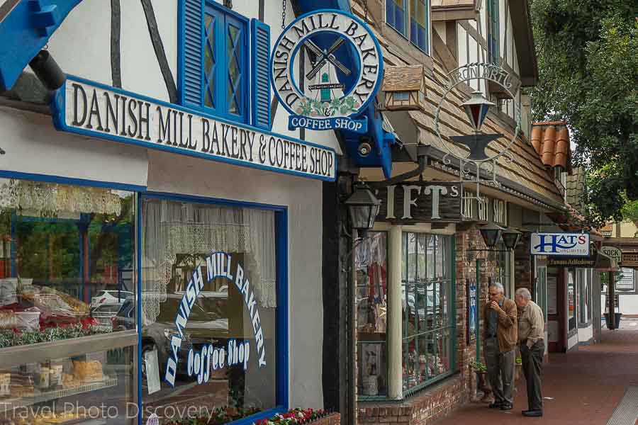 Strolling the Danish village of Solvang, CA