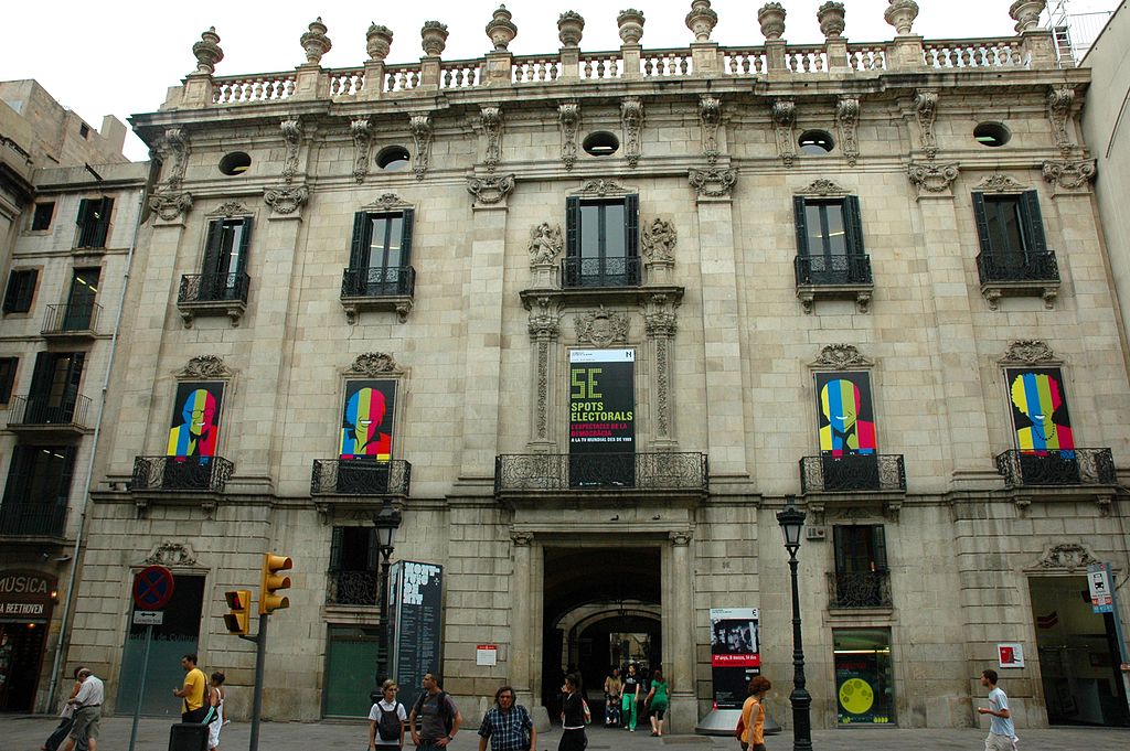 Virreina palace in Barcelona