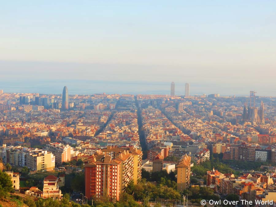 Views of Barcelona bunkers del carmel
