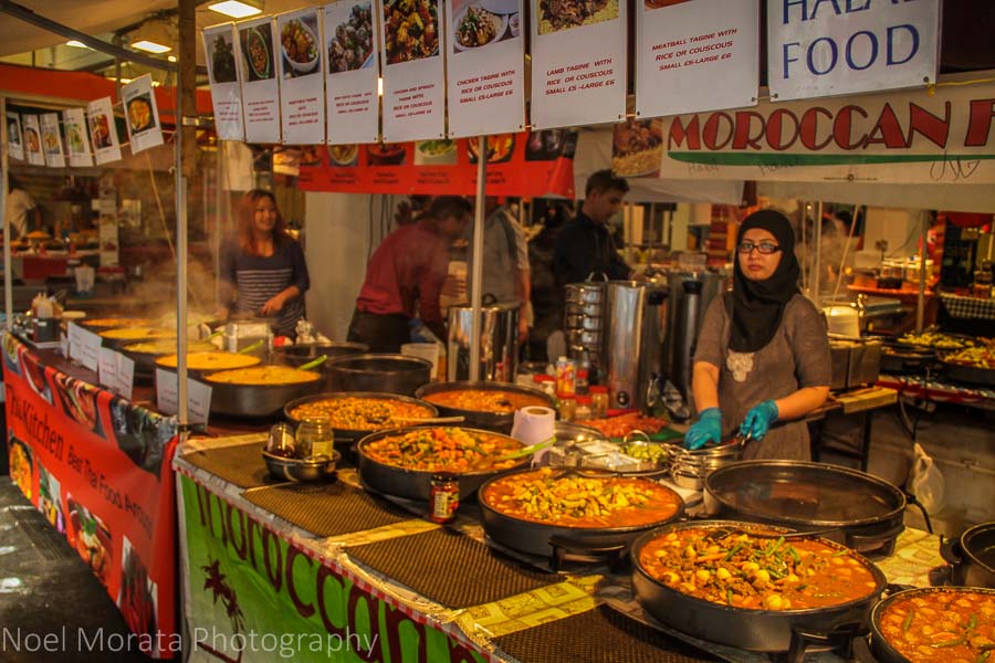 East London Brick Lane Food markets