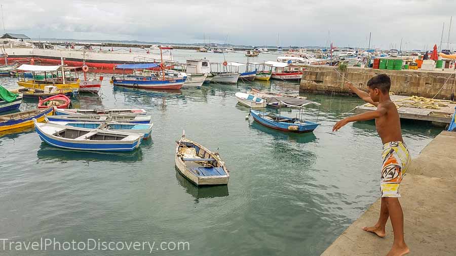 Salvador de Bahia harbor area