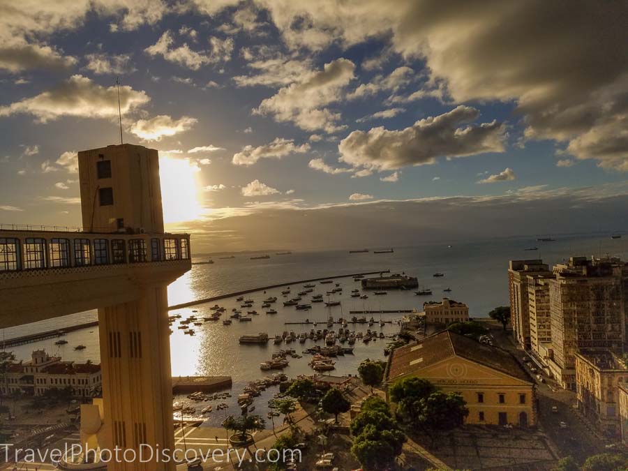 Views to lower Salvador new town