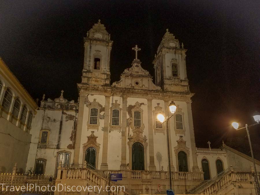 Exploring Pelourinho at night time