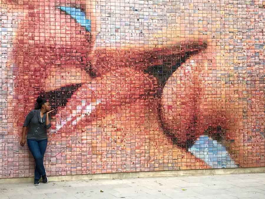 The World In A Kiss mosaic