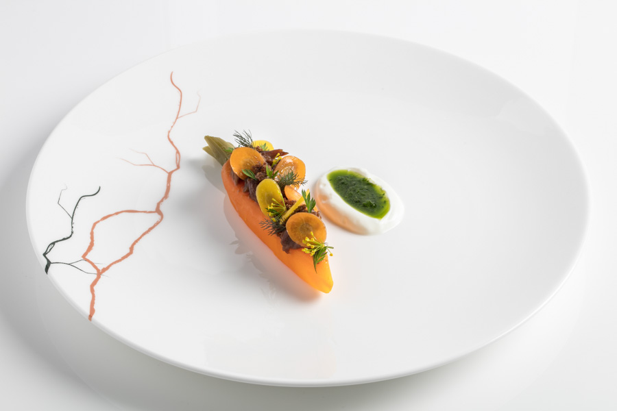 Core Restaurant Lamb Braised Carrot Sheeps Milk Yoghurt