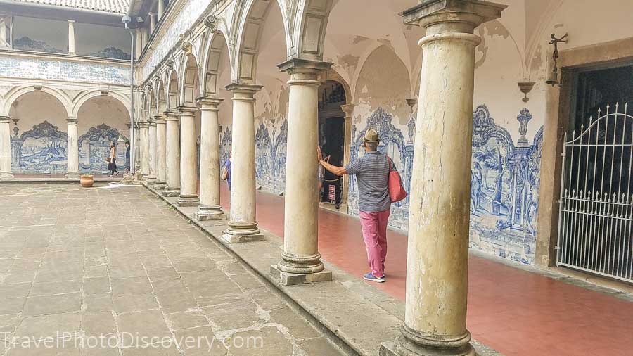 Portuguese blue tilework in Pelourinho