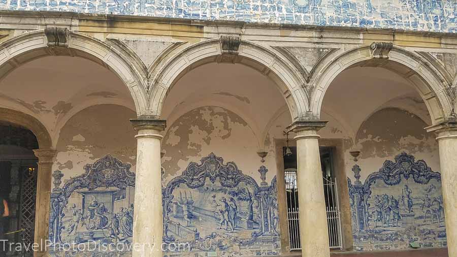 Portuguese blue tilework in Pelourinho