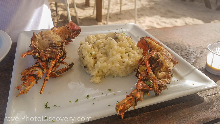 Salvador de Bahia lobster meal