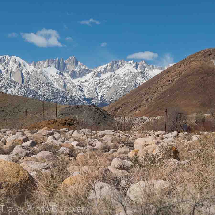 Alabama hills in the Eastern Sierras