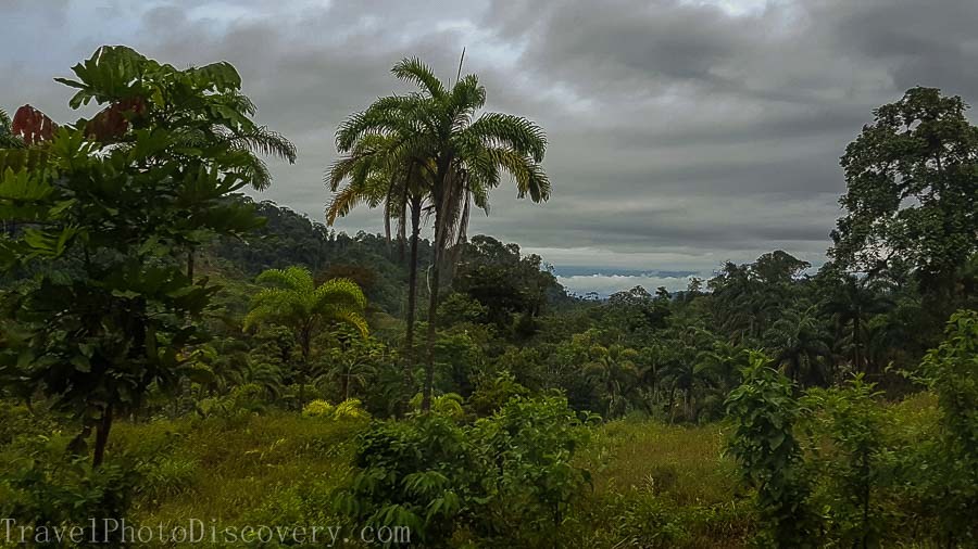 Above the hills of Boqute town