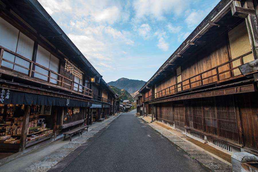 Narai-Nakasendo in Japanese alps